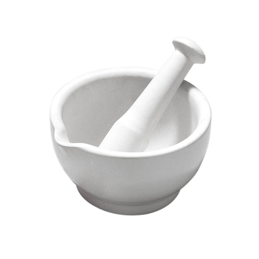 Gro White Large Mortar and Pestle - Skandi London