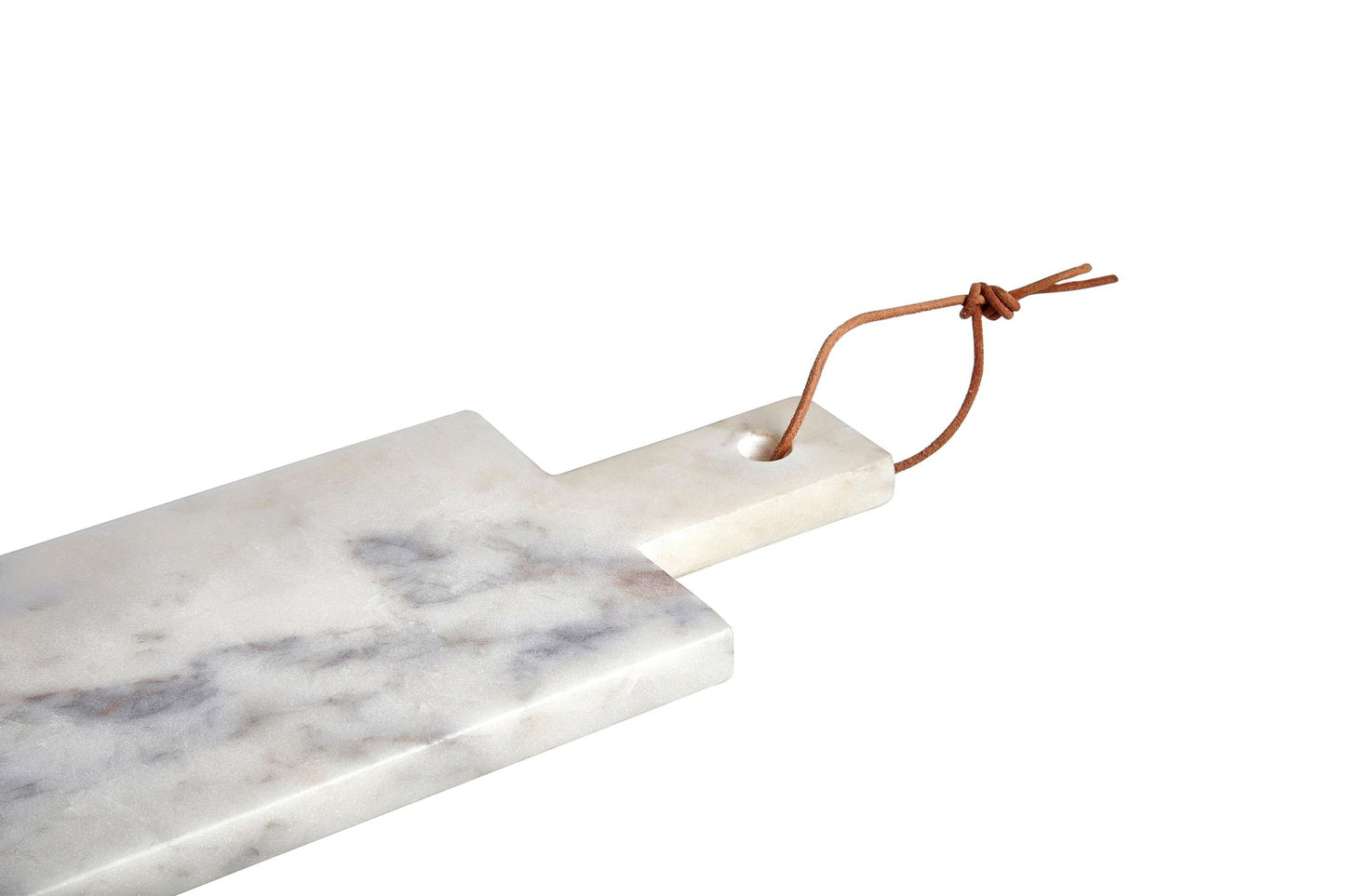Johannes Medium White Marble Paddle Chopping And Serving Board - Skandi London