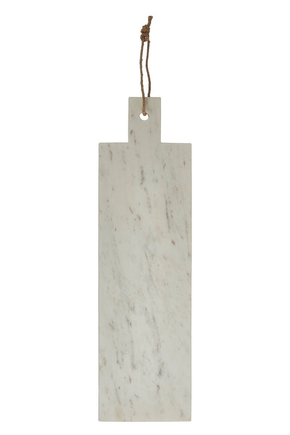 Johannes Large White Marble Paddle Chopping And Serving - Skandi London
