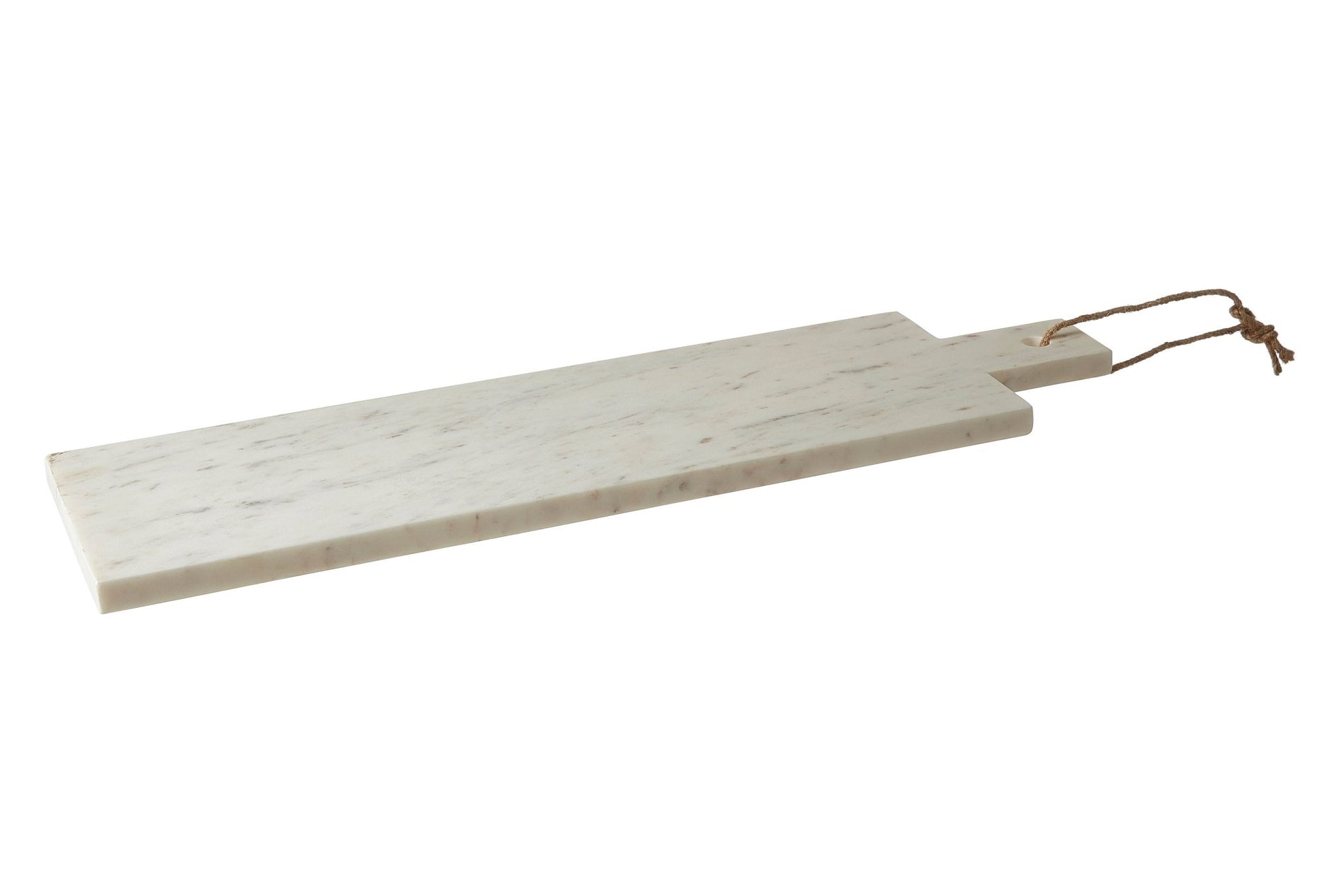 Johannes Large White Marble Paddle Chopping And Serving - Skandi London
