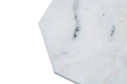 Harold White Finish Octagonal Marble Trivet - Skandi London