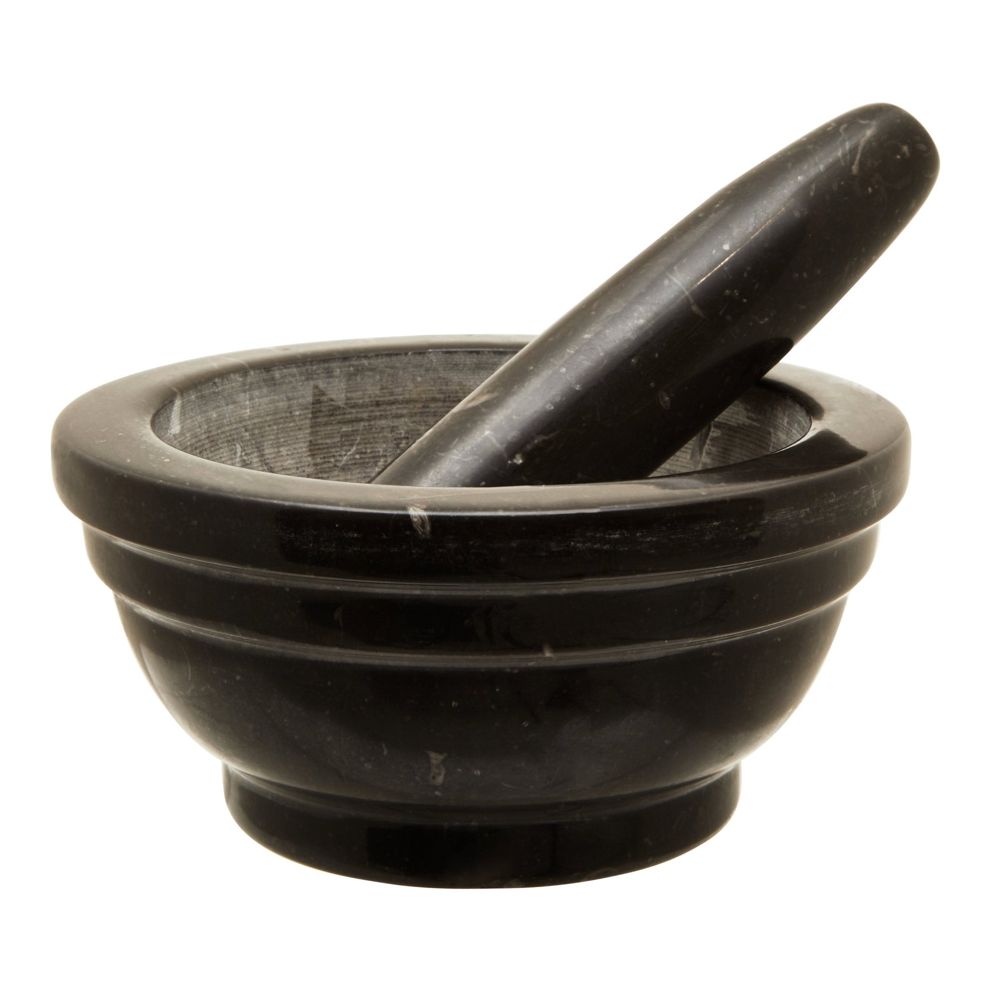 Mikele Brown Marble Mortar And Pestle - Skandi London