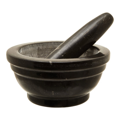 Mikele Brown Marble Mortar And Pestle - Skandi London
