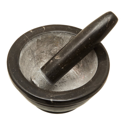 Mikele Brown Marble Mortar And Pestle - Skandi London