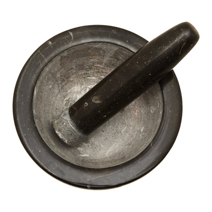 Mikele Brown Marble Mortar And Pestle - Skandi London