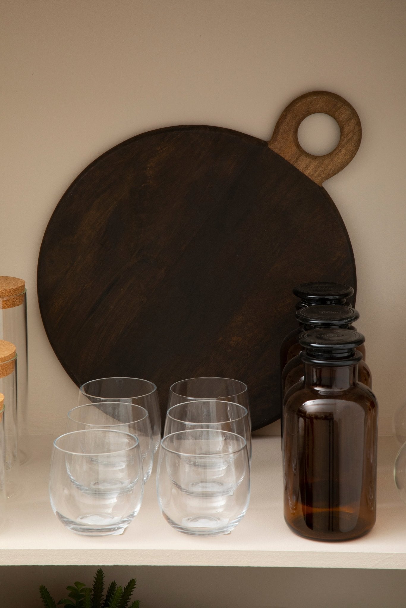Hedvig Large Round Mango Wood Chopping And Serving Board - Skandi London