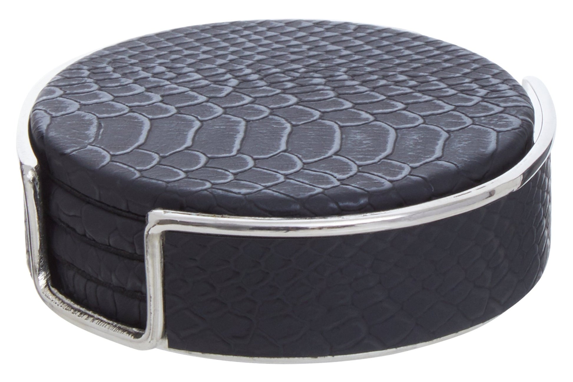 Kelda Set Of Four Black Coasters - Skandi London