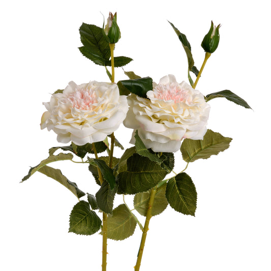 Skandi London White Garden Rose Spray - Skandi London