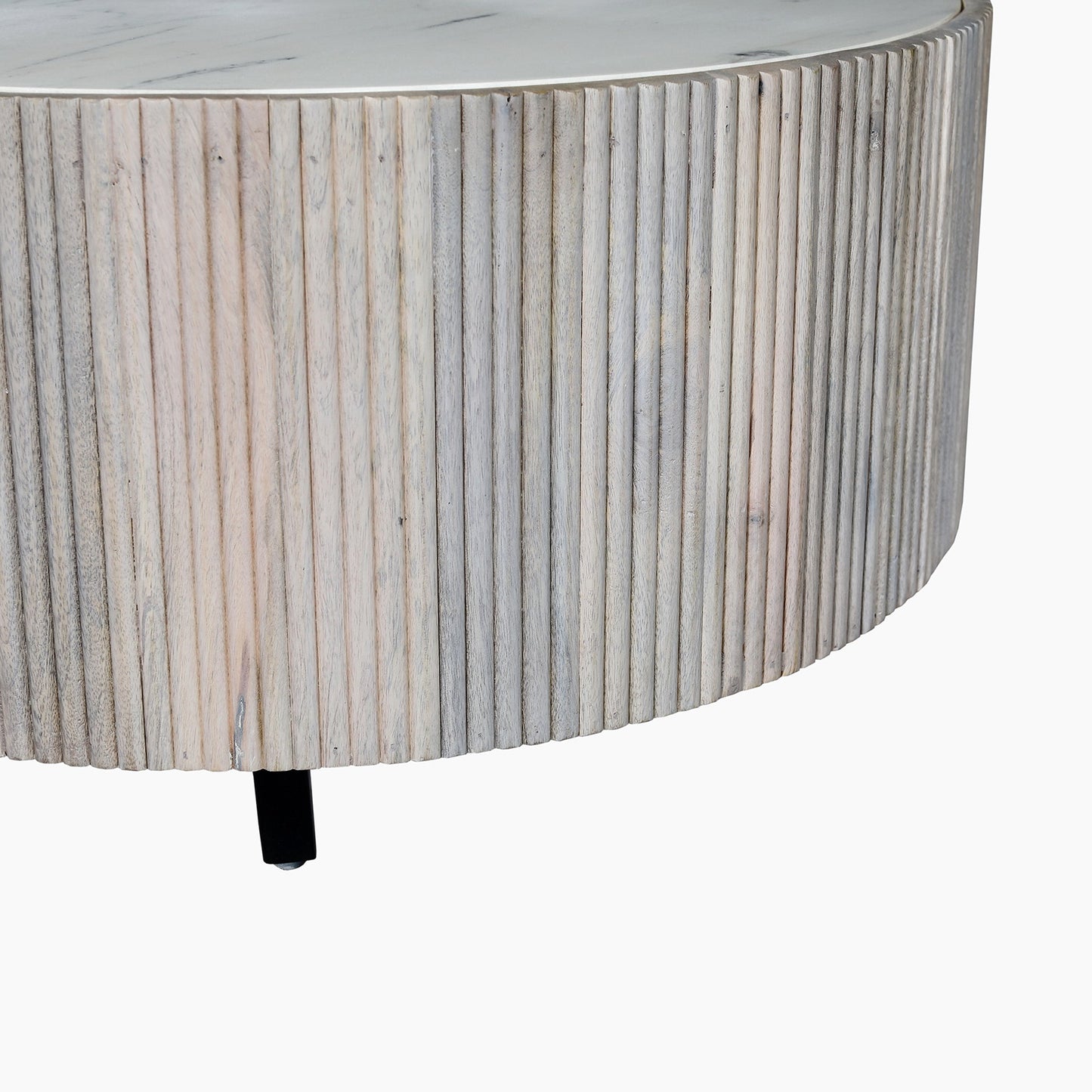 Hammersmith Drum Marble Top Coffee Table - Skandi London