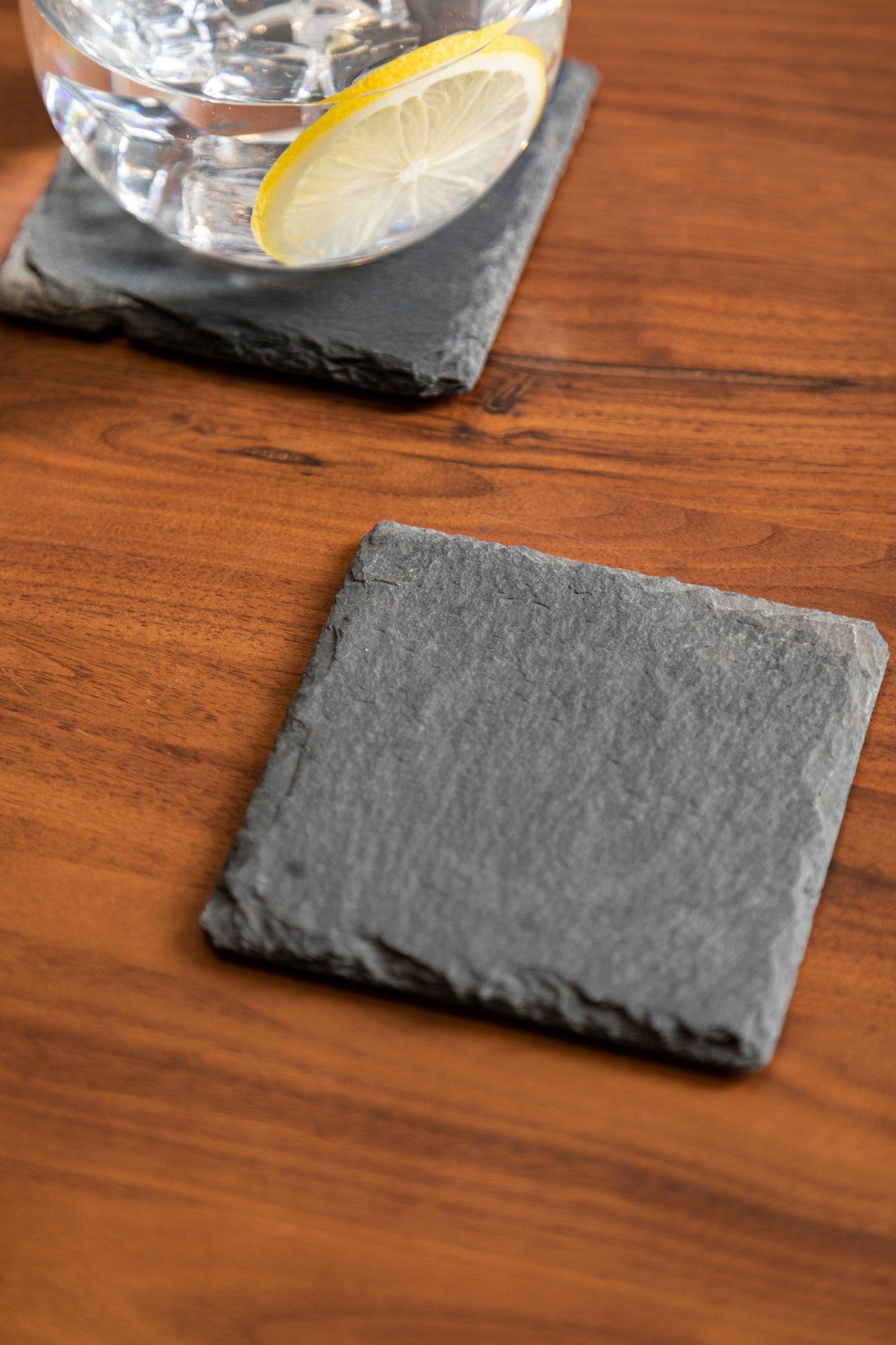 Oda Set Of Four Slate Square Coasters - Skandi London