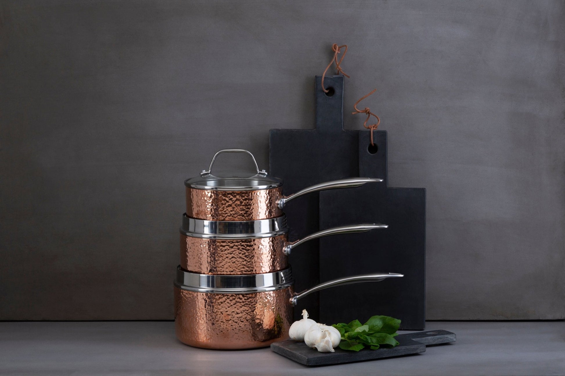 Malin Small Slate Paddle Chopping And Serving Board - Skandi London