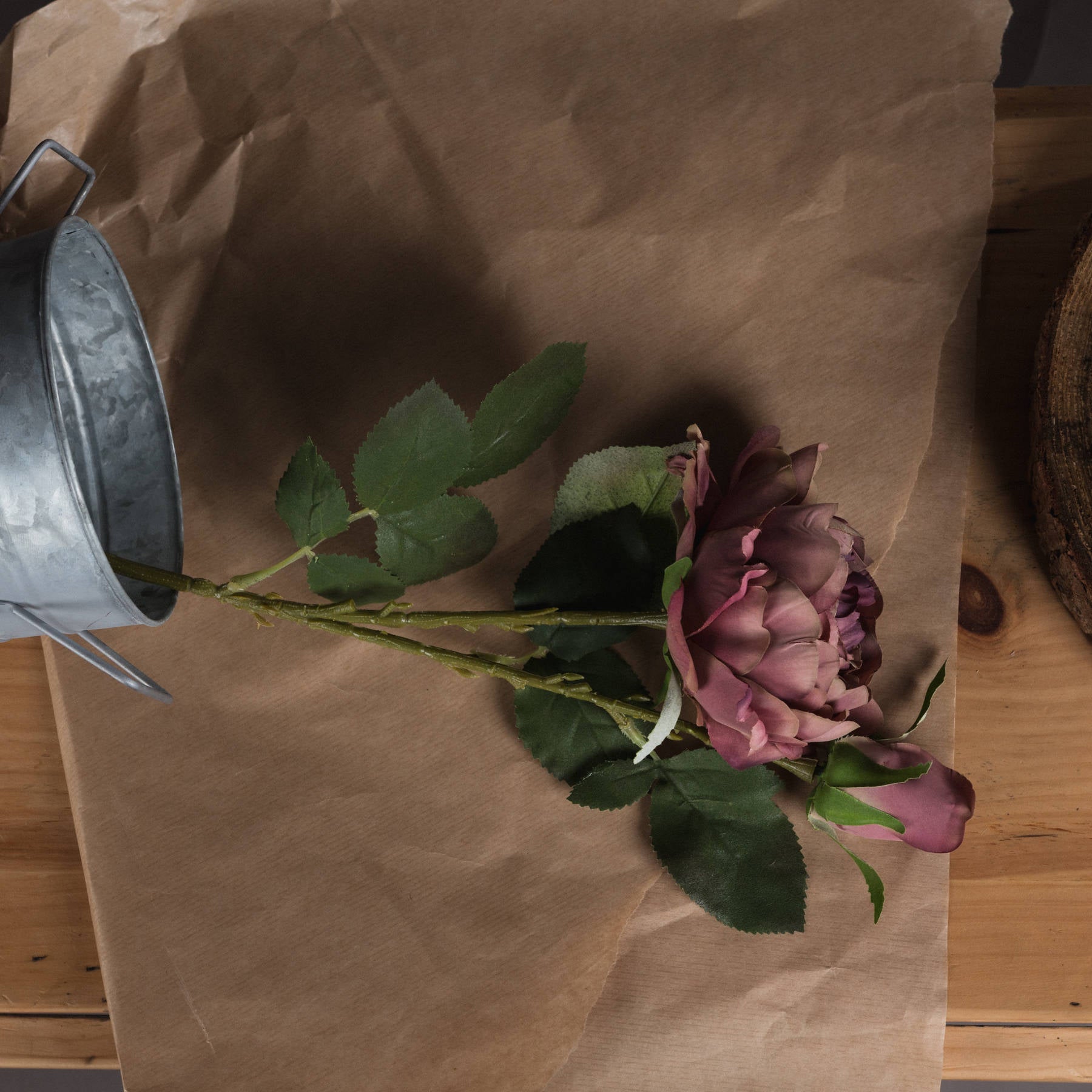 Skandi London Dusty Pink Spray Rose Peony - Skandi London
