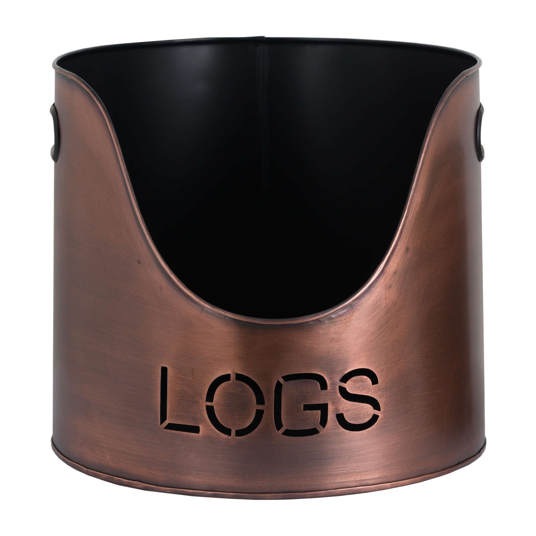 Skandi London Copper Finish Logs And Kindling Buckets & Matchstick Holder - Skandi London