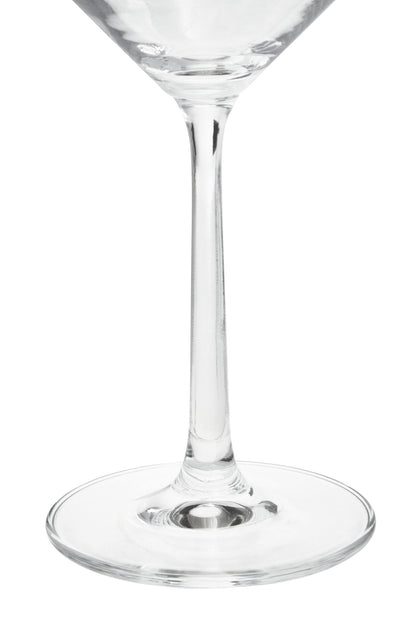 Agneta Set Of 2 Crystal Burgundy Glasses - Skandi London