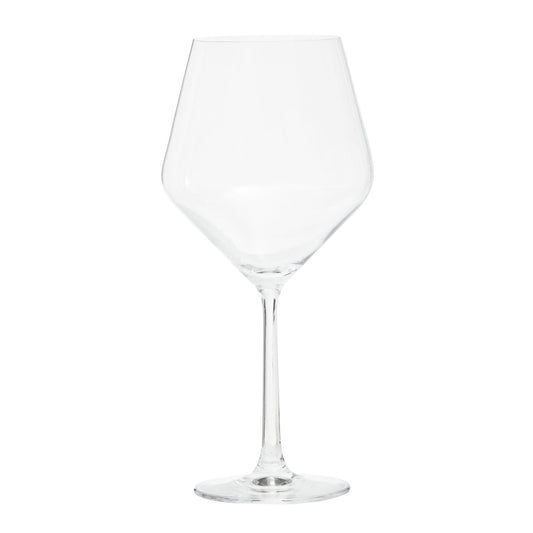 Agneta Set Of 2 Crystal Burgundy Glasses - Skandi London
