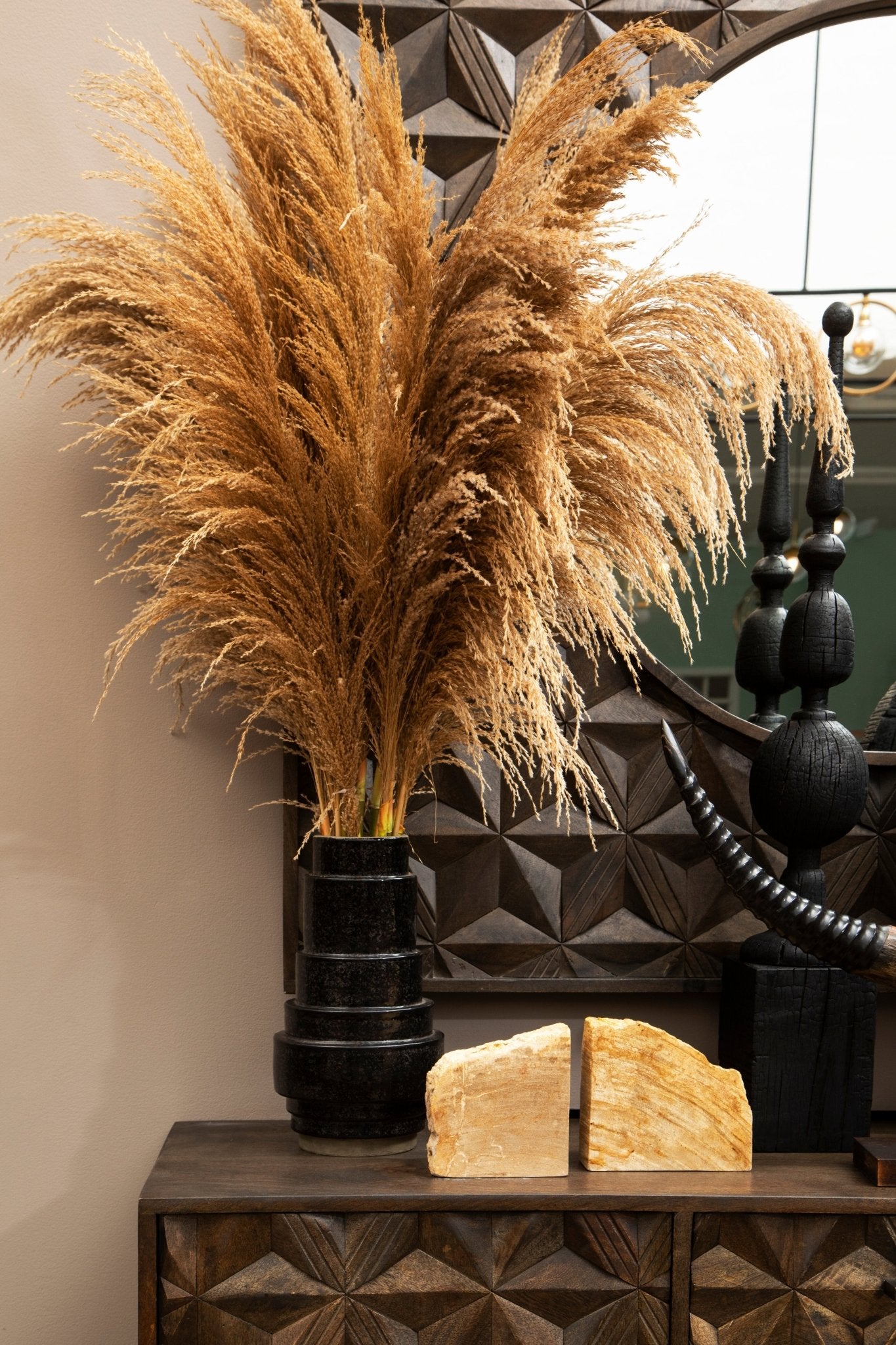 Eir Rustic Mango Wood Finial - Skandi London