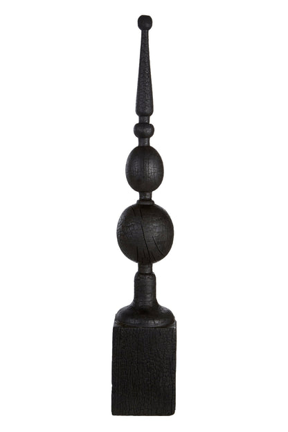 Eir Rustic Mango Wood Finial - Skandi London