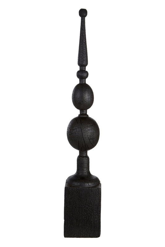 Eir Rustic Mango Wood Finial - Skandi London