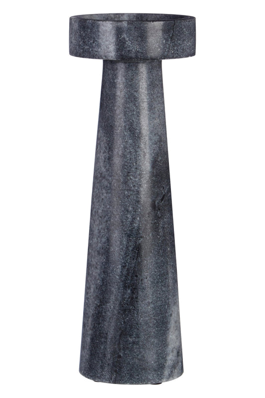 Havelock Large Grey Marble Candle Holder - Skandi London