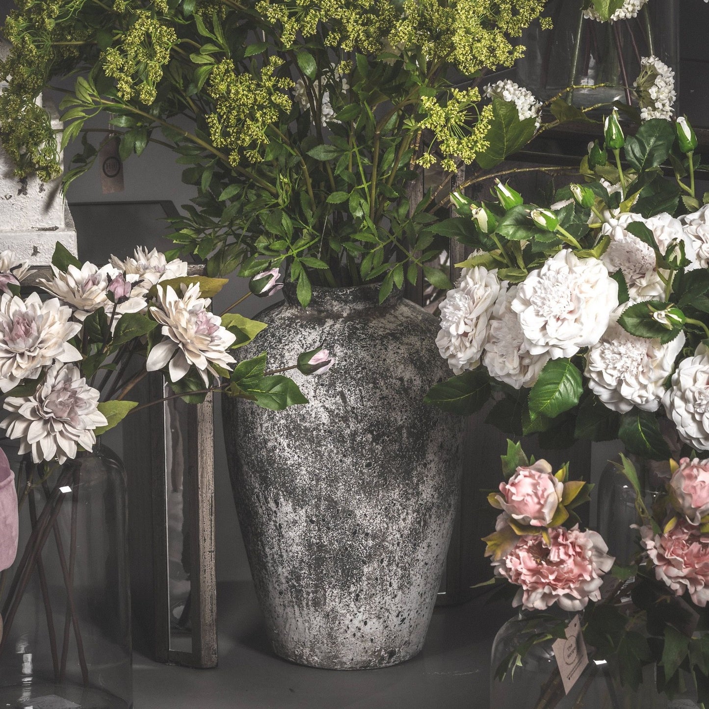 Maribo Stone Tall Vase - Skandi London