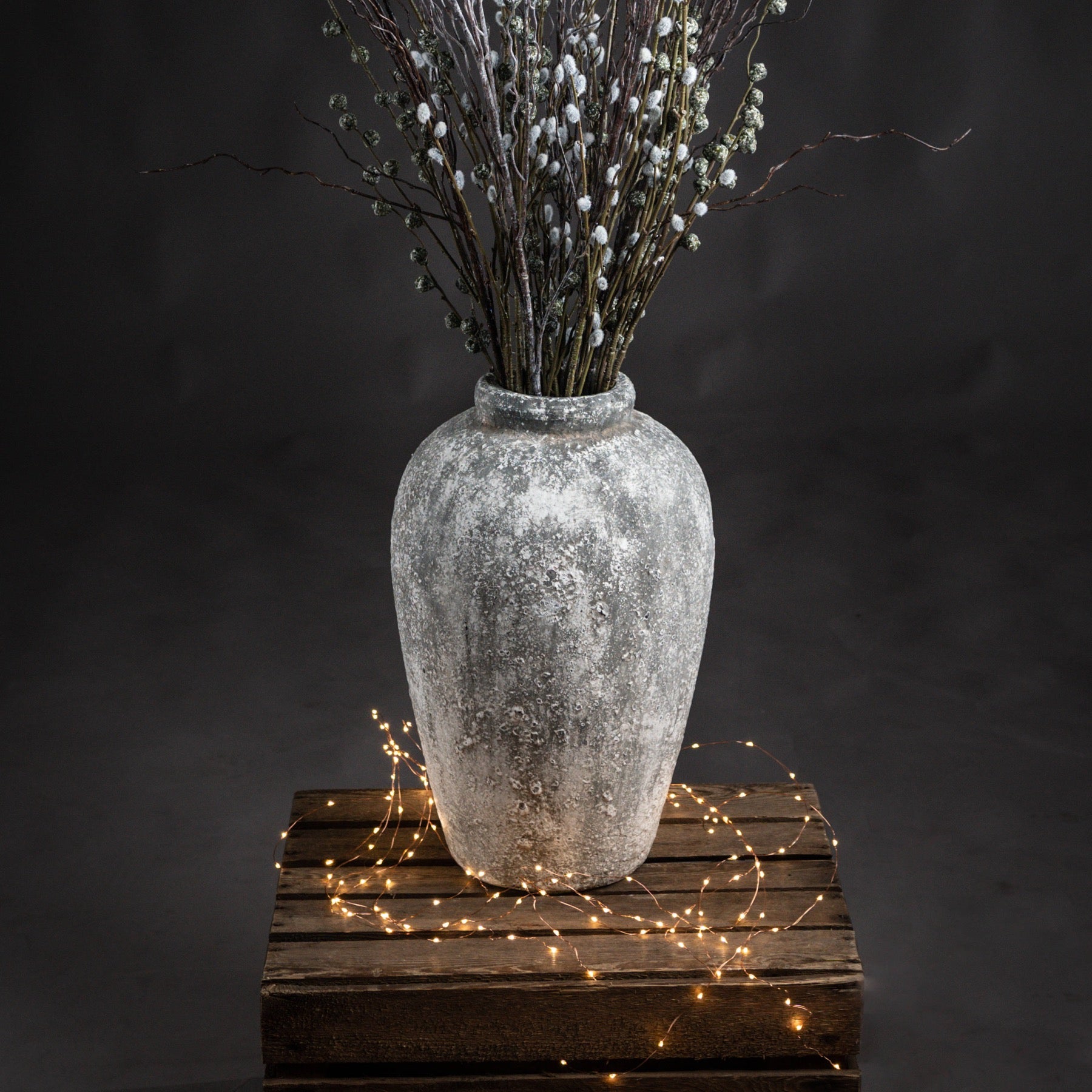 Maribo Stone Tall Vase - Skandi London