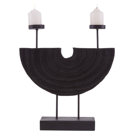 Helga Two Candle Holder - Skandi London