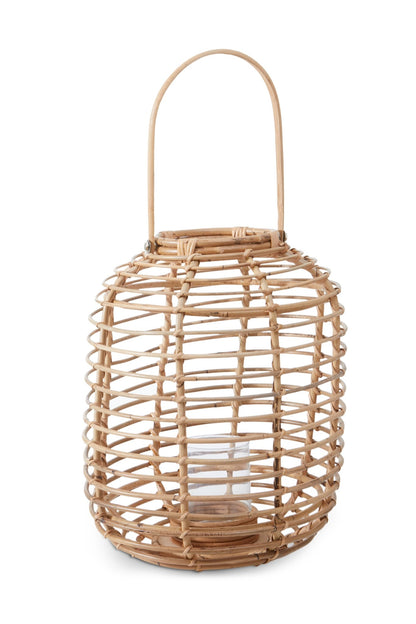 Kai Natural Rattan Lantern - Skandi London