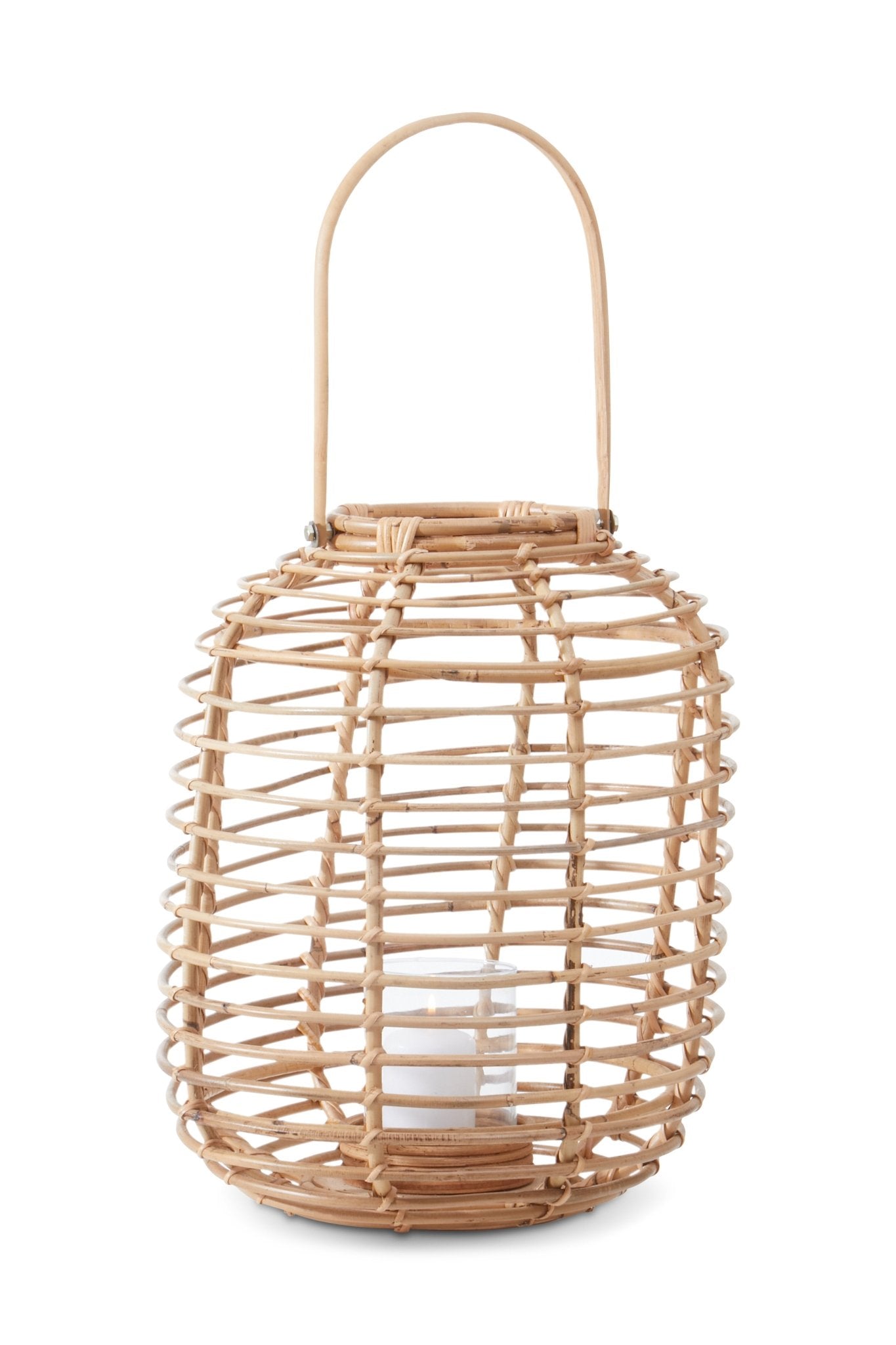 Kai Natural Rattan Lantern - Skandi London