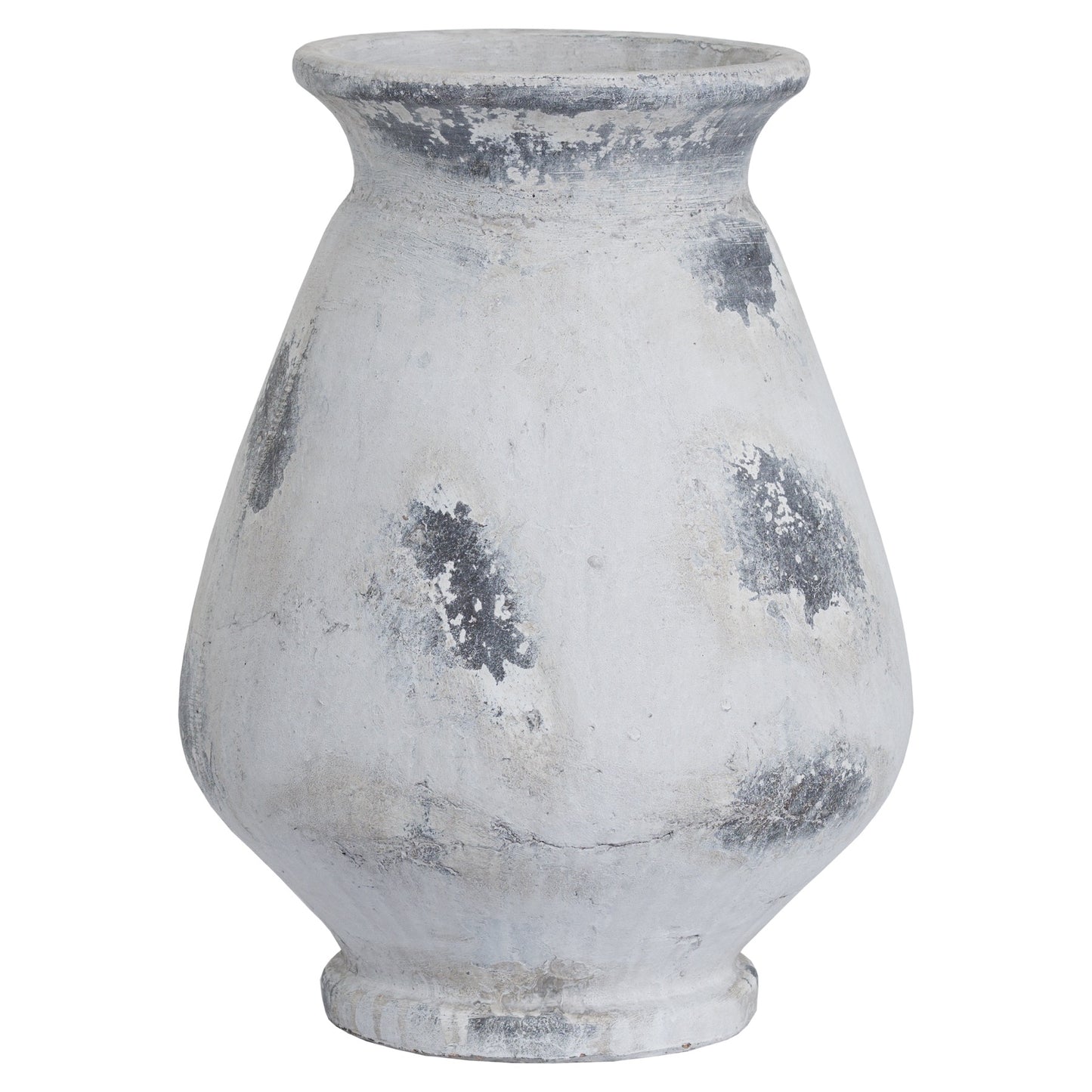 Korsor Large Antique White Vase - Skandi London