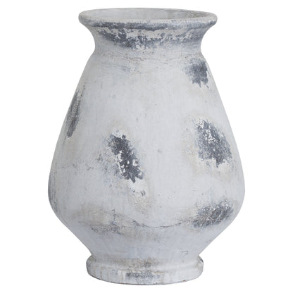 Korsor Large Antique White Vase - Skandi London