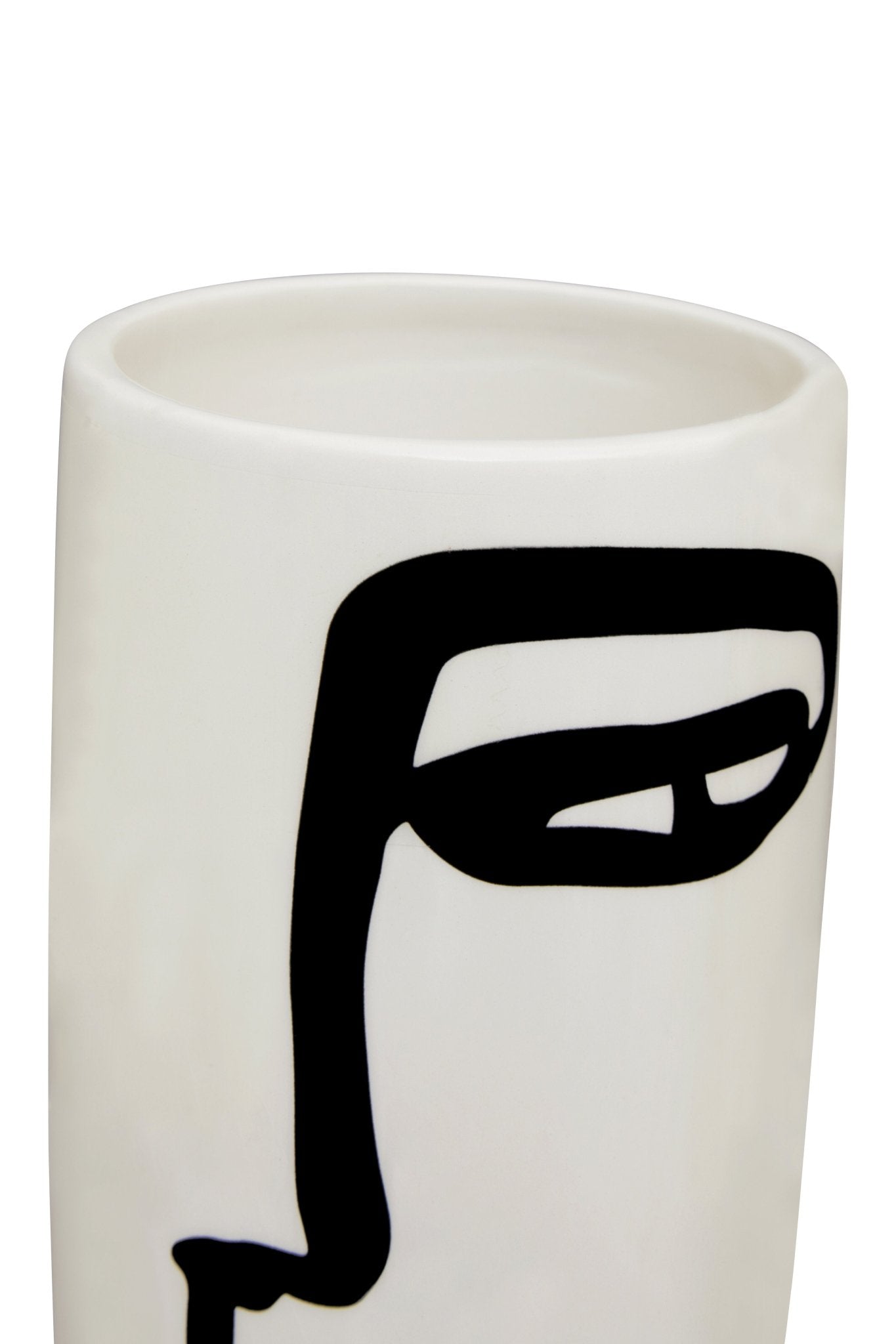 Rut Black And White Small Vase - Skandi London