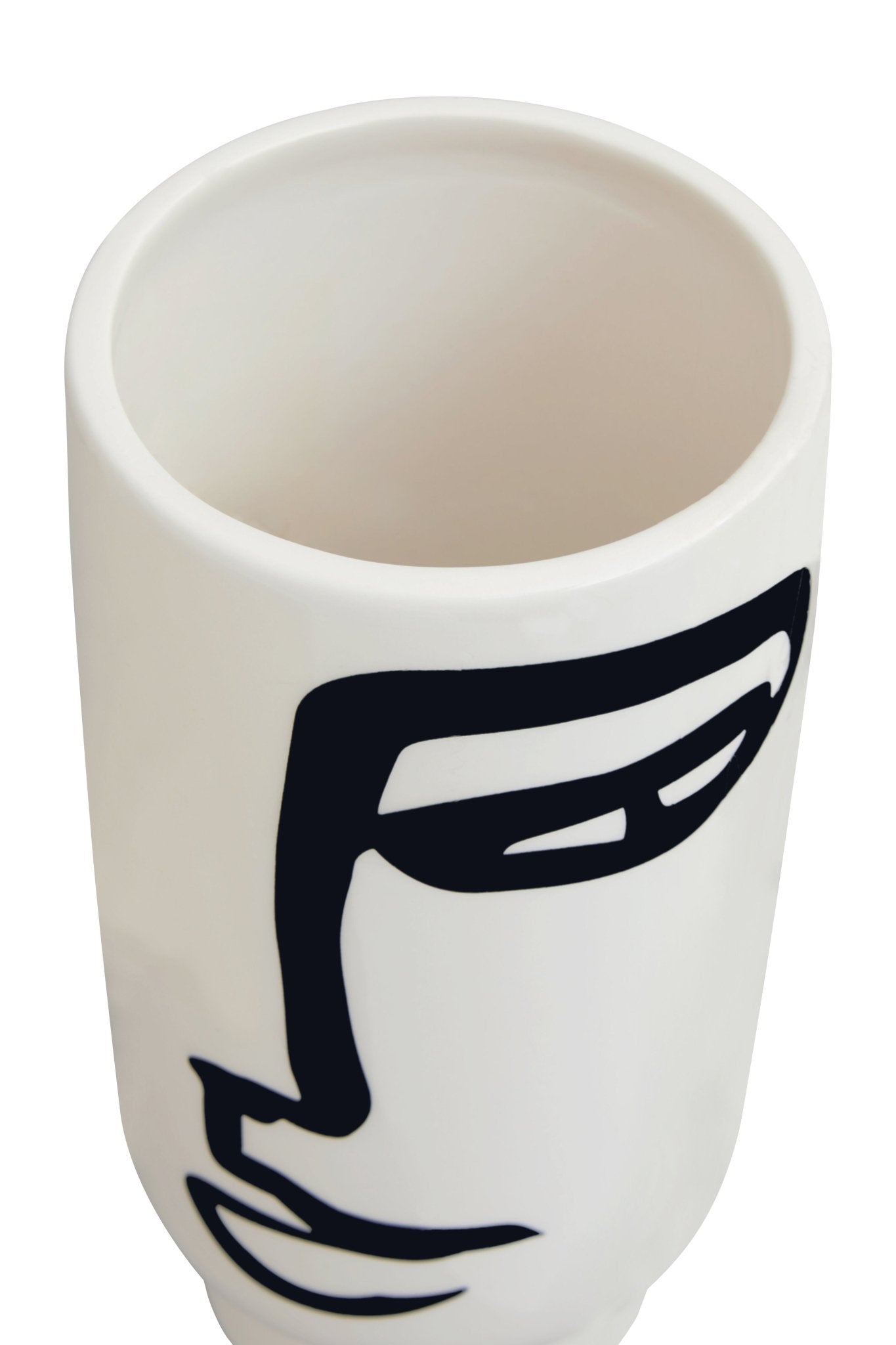 Rut Black And White Small Vase - Skandi London