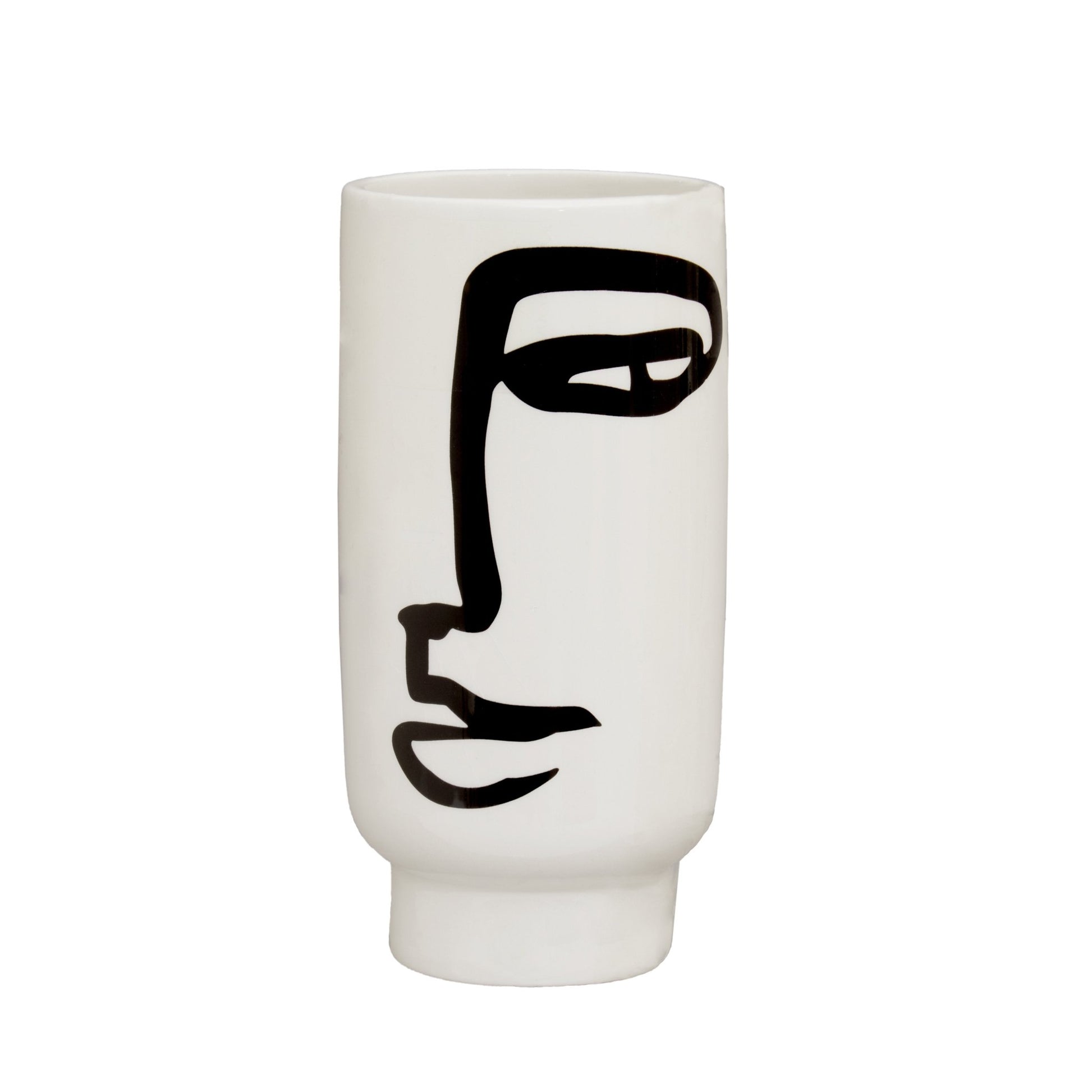 Rut Black And White Small Vase - Skandi London