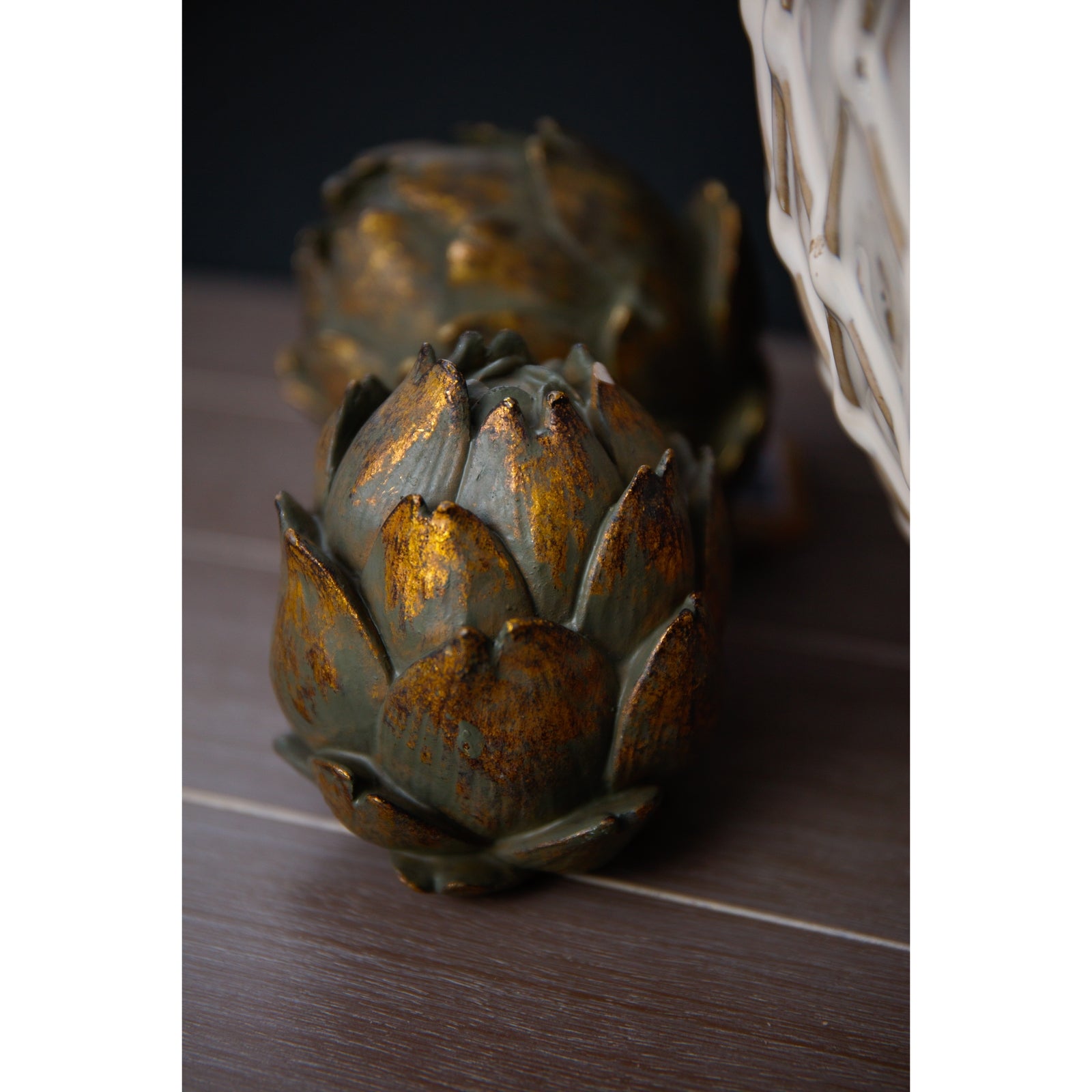 Antique Bronze Large Artichoke - Skandi London