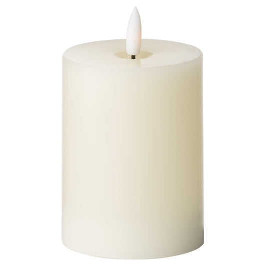Luksus Collection Natural Glow 3 x 4 LED Cream Candle - Skandi London