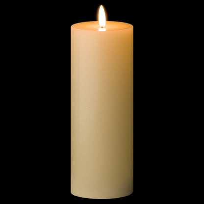 Luksus Collection Natural Glow 3 x 8 LED Cream Candle - Skandi London