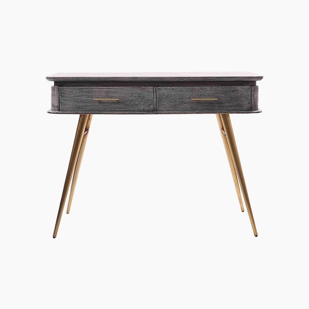 Fulham Two Drawer Wooden Console Table - Skandi London