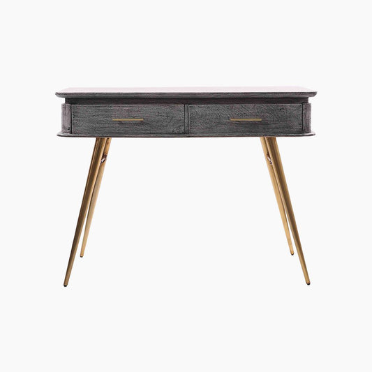 Fulham Two Drawer Wooden Console Table - Skandi London