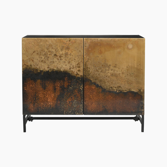 Hendon Two Door Iron Cabinet - Skandi London