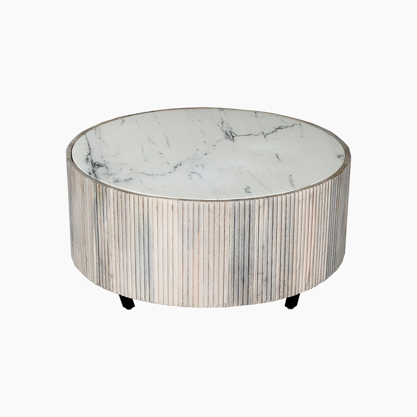 Hammersmith Drum Marble Top Coffee Table - Skandi London