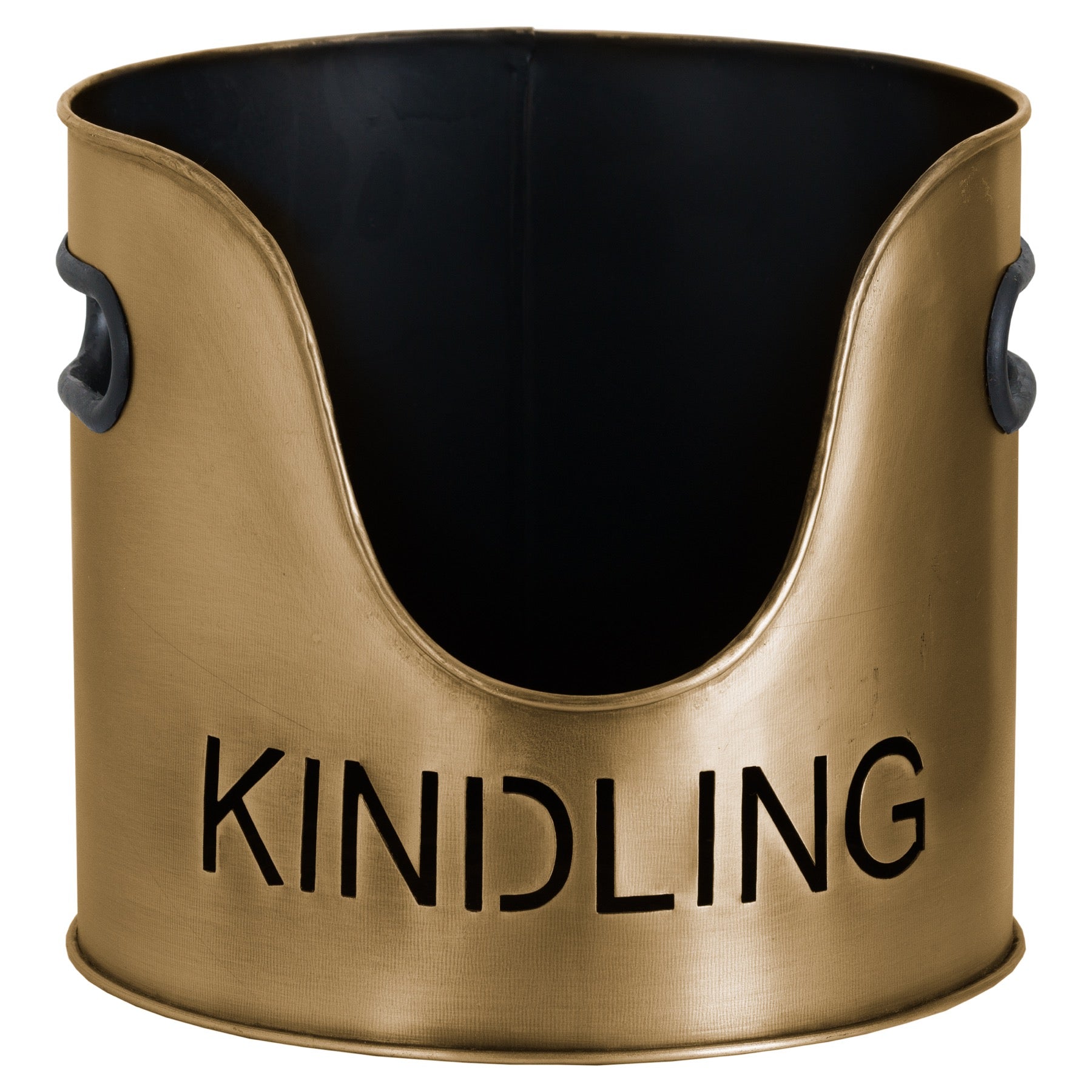 Skandi London Bronze Finish Logs And Kindling Buckets & Matchstick Holder - Skandi London