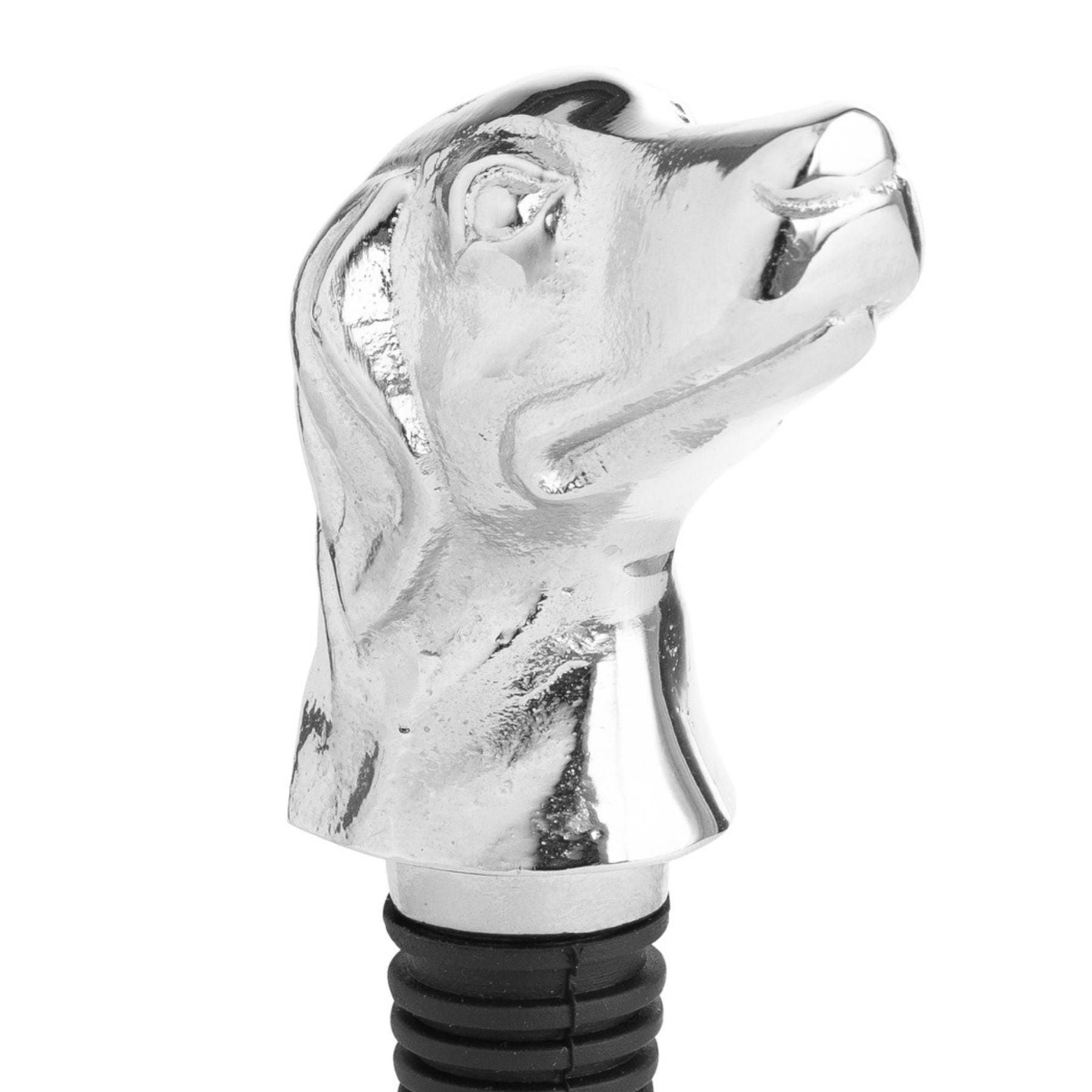 Skandi London Silver Nickel Dog Bottle Stopper - Skandi London