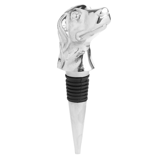 Skandi London Silver Nickel Dog Bottle Stopper - Skandi London