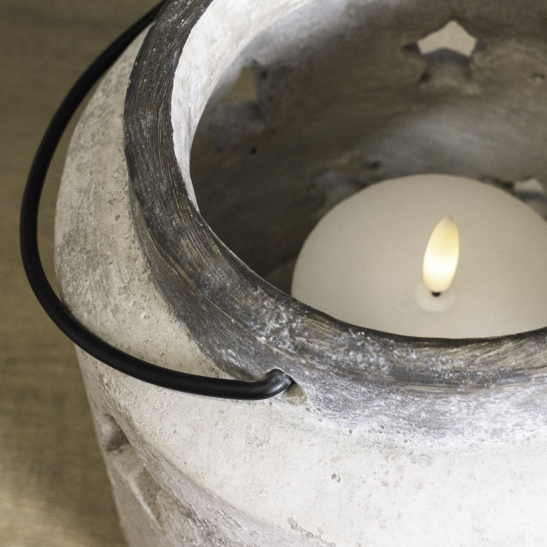 Nesna Large Stone Star Lantern - Skandi London