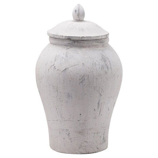 Nesna Large Stone Ginger Jar - Skandi London