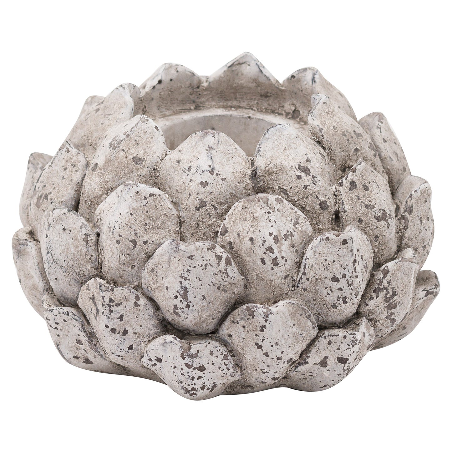 Skandi London Stone Effect Acorn Tea Light Holder