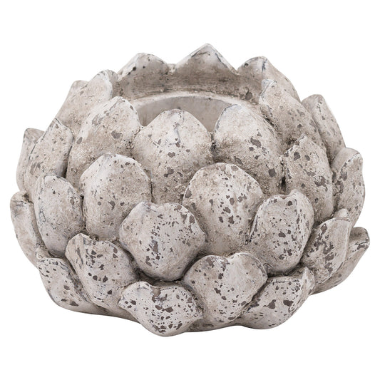 Skandi London Stone Effect Acorn Tea Light Holder