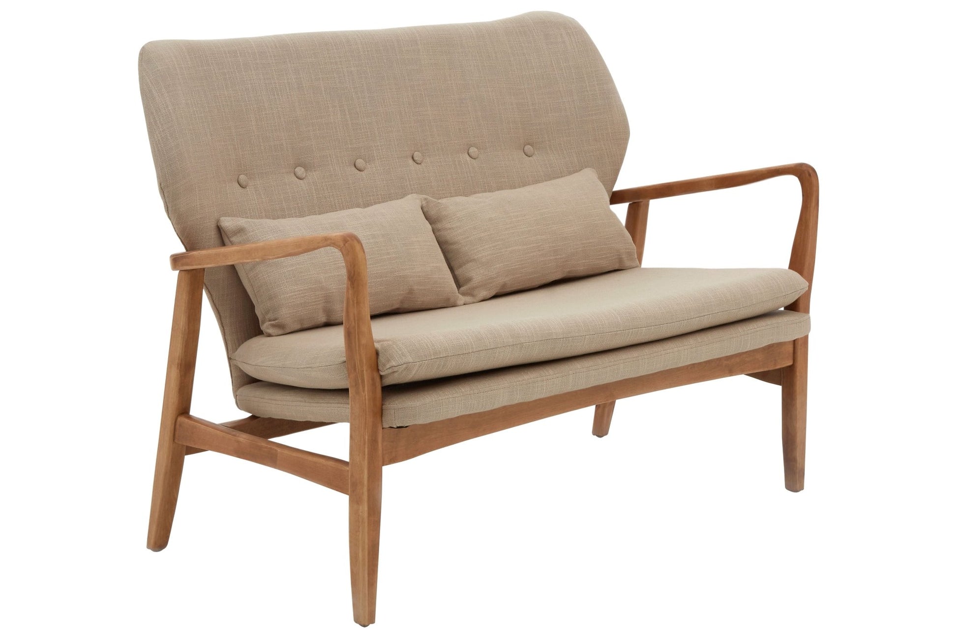 Pelle Birch Wood Frame 2 Seat Sofa - Skandi London