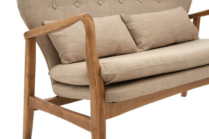 Pelle Birch Wood Frame 2 Seat Sofa - Skandi London