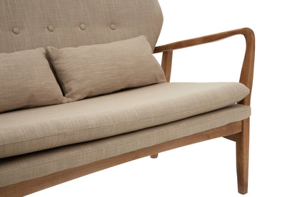 Pelle Birch Wood Frame 2 Seat Sofa - Skandi London